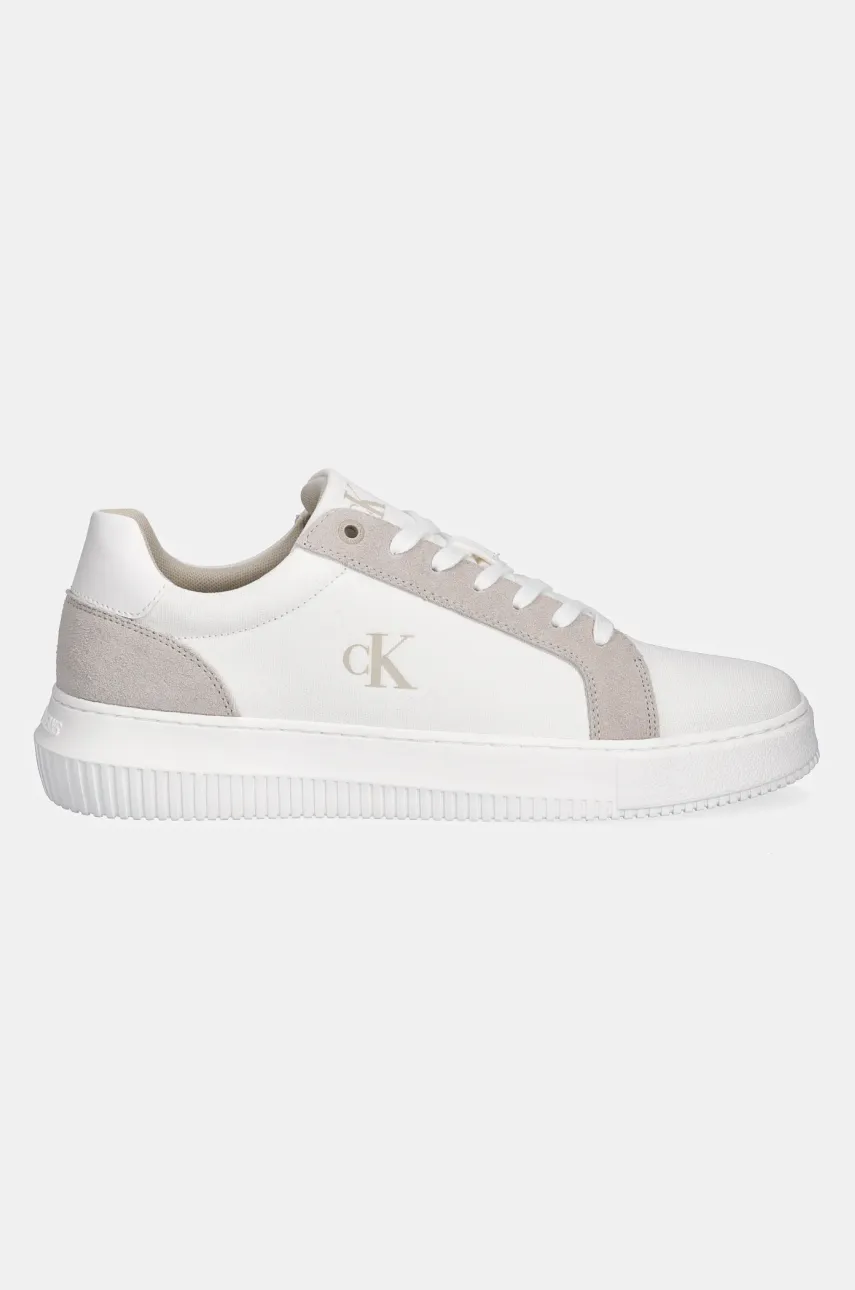 Кроссовки Calvin Klein Jeans CHUNKY CUPSOLE MG CANVAS мужские цвет белый YM0YM01219 Кроссовки Calvin Klein Jeans CHUNKY CUPSOLE MG CANVAS мужские цвет белый YM0YM01219