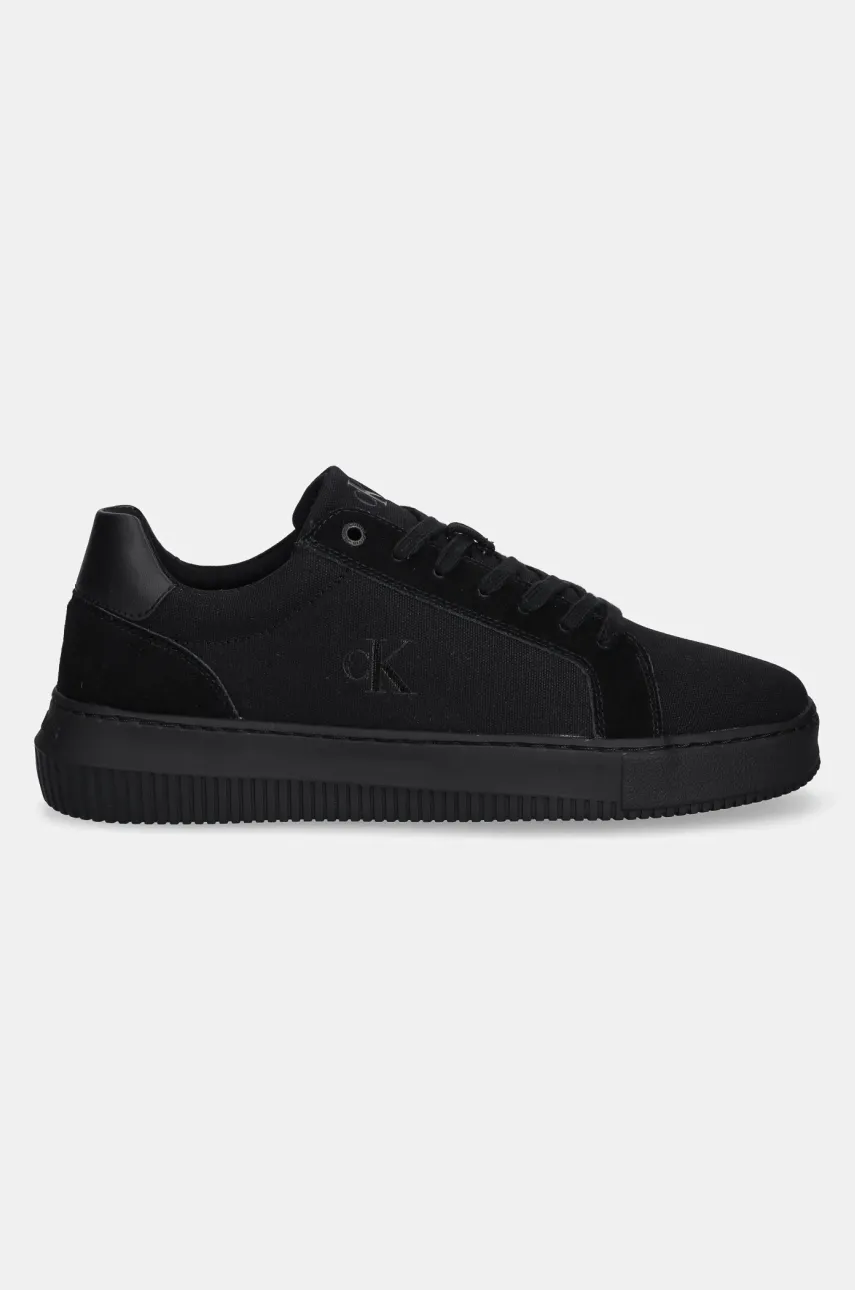 Кроссовки Calvin Klein Jeans CHUNKY CUPSOLE MG CANVAS мужские цвет чёрный YM0YM01219 Кроссовки Calvin Klein Jeans CHUNKY CUPSOLE MG CANVAS мужские цвет чёрный YM0YM01219