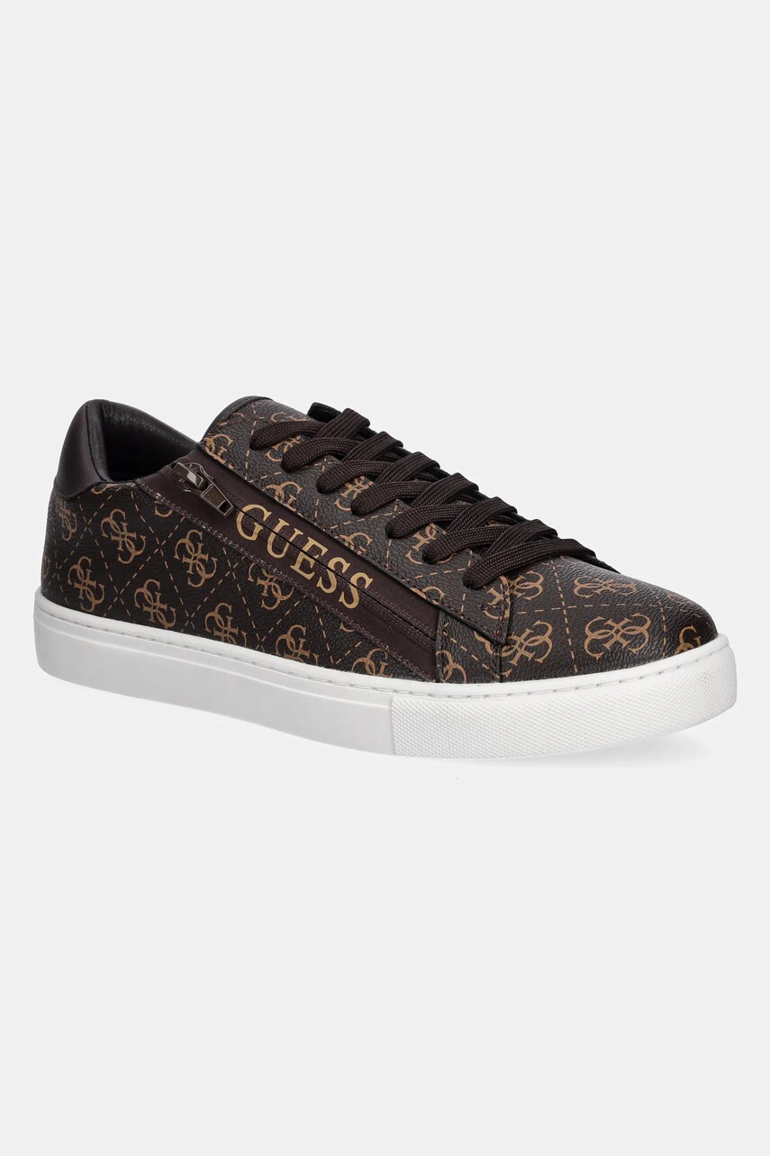 Levně Sneakers boty Guess TODI IIK hnědá barva, FMJTIK FAL12