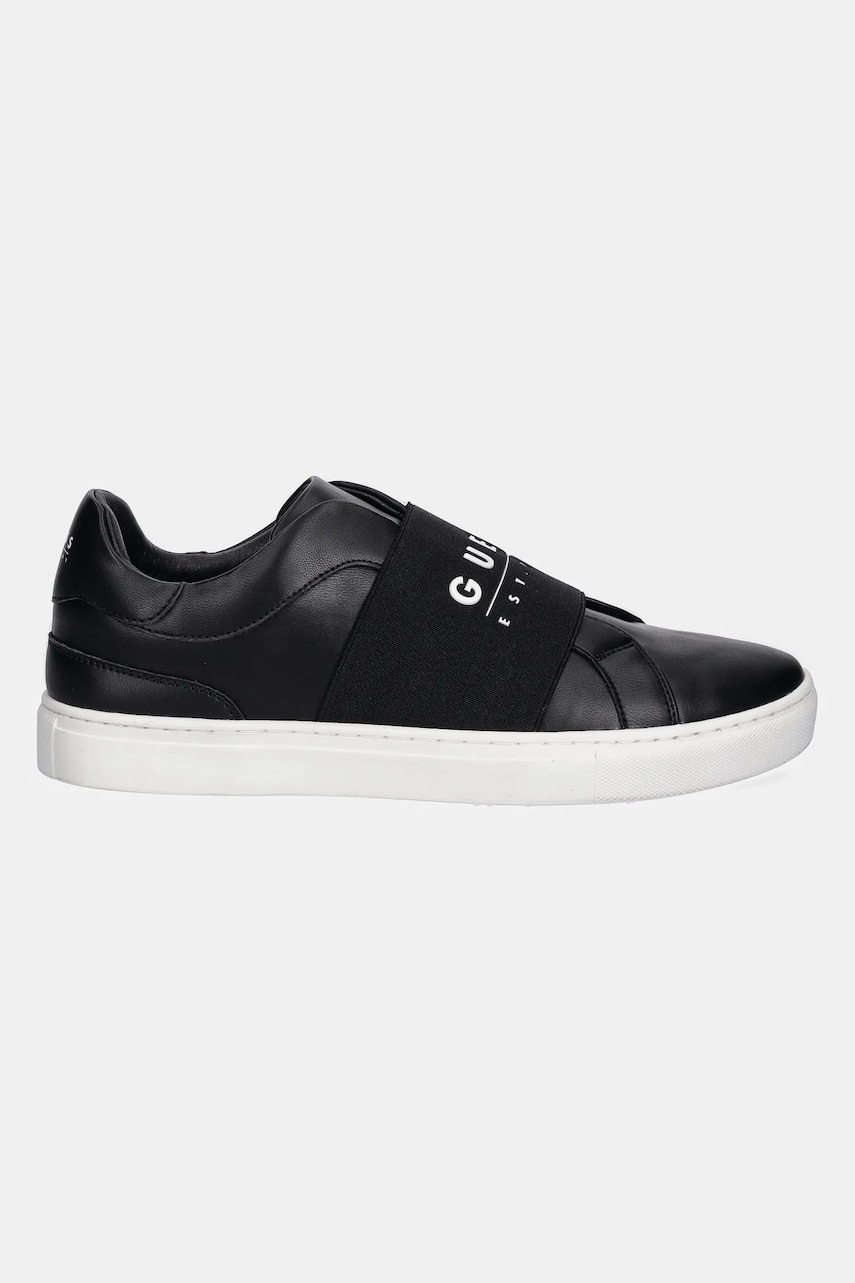 Кожаные кроссовки Guess TOSLI мужские цвет чёрный FMJTOS ELE12 Кожаные кроссовки Guess TOSLI мужские цвет чёрный FMJTOS ELE12
