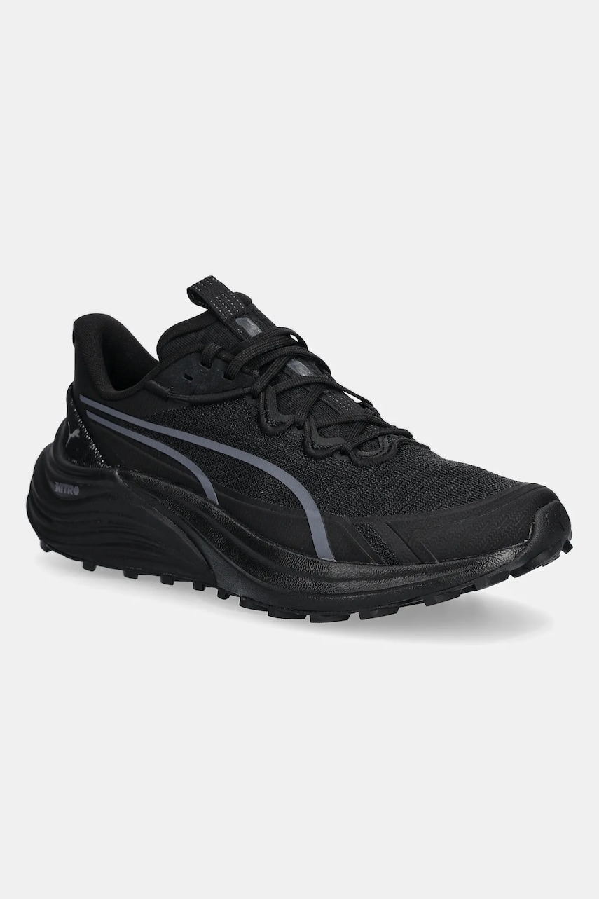 Levně Boty Puma Electrify NITRO 4 Trail pánské, černá barva, 310791