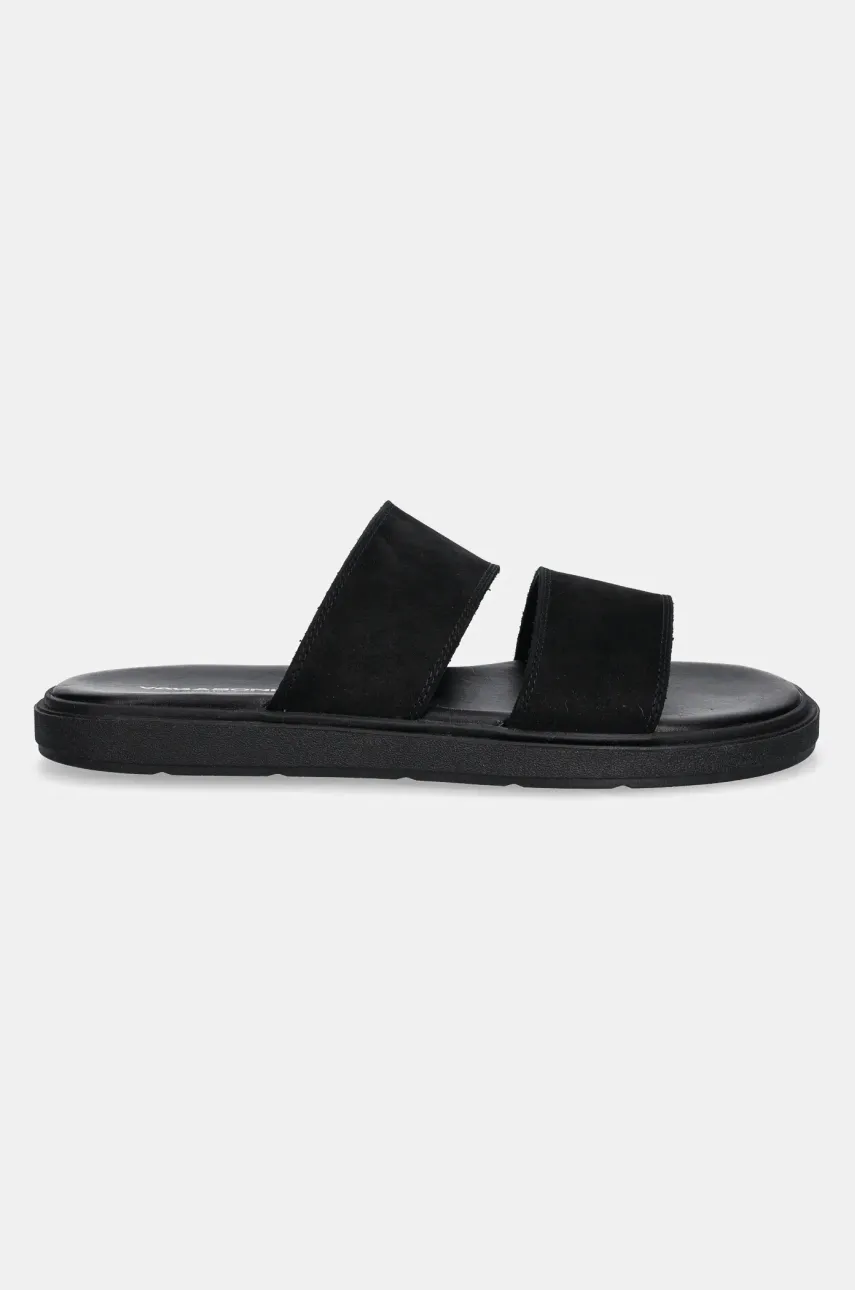 Шлепанцы из нубука Vagabond Shoemakers MASON мужские цвет чёрный 5965-050-20 Шлепанцы из нубука Vagabond Shoemakers MASON мужские цвет чёрный 5965-050-20