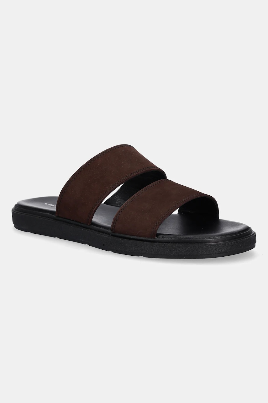 Vagabond Shoemakers papuci din piele MASON barbati, culoarea maro, 5965-050-35 Vagabond Shoemakers papuci din piele MASON barbati, culoarea maro, 5965-050-35