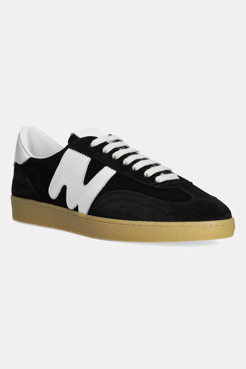 MSGM sneakers din piele intoarsă culoarea negru, 3840MS021