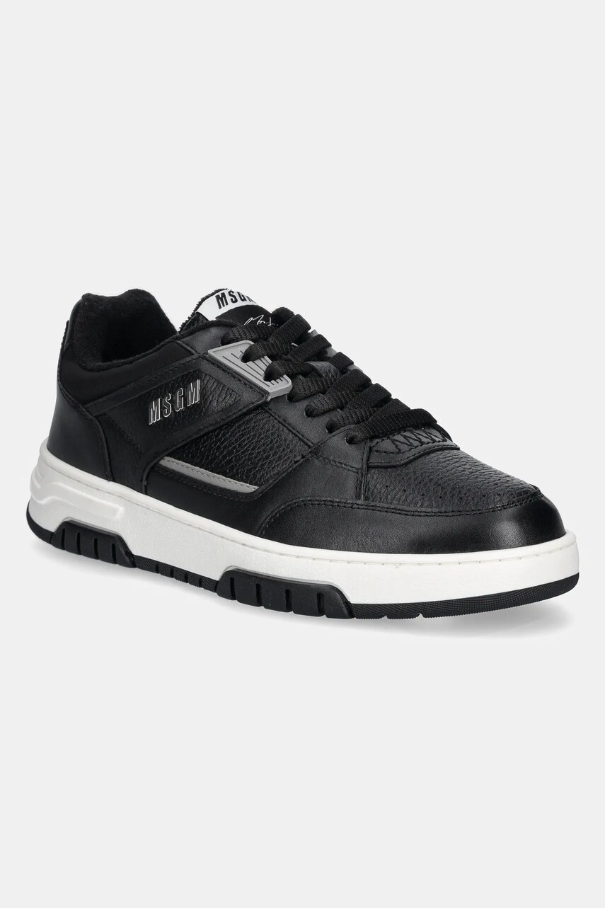 MSGM sneakers din piele culoarea negru, 3840MS604
