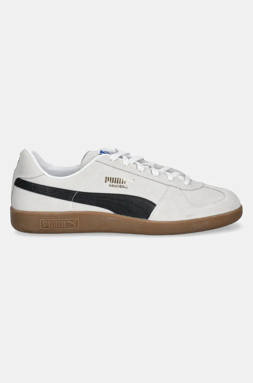 Замшевые кроссовки Puma Handball мужские цвет серый 106695 Замшевые кроссовки Puma Handball мужские цвет серый 106695