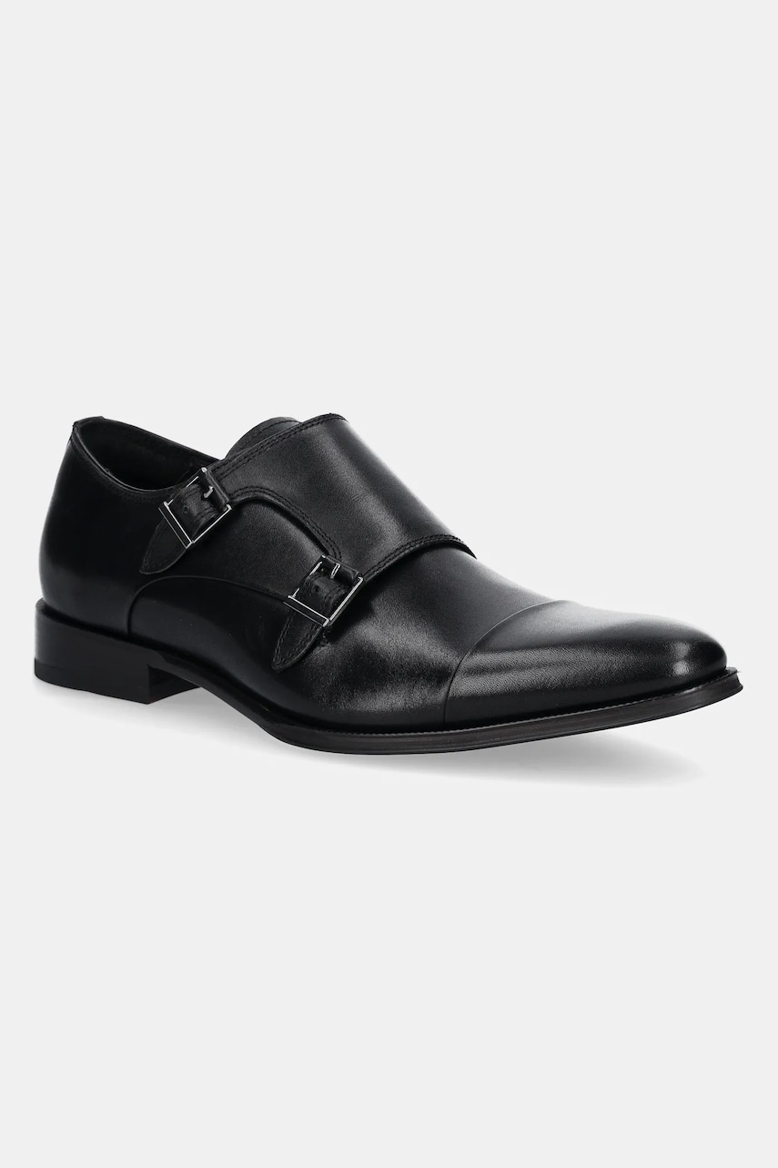 Aldo pantofi de piele AXWELL barbati, culoarea negru, 13617279 Aldo pantofi de piele AXWELL barbati, culoarea negru, 13617279