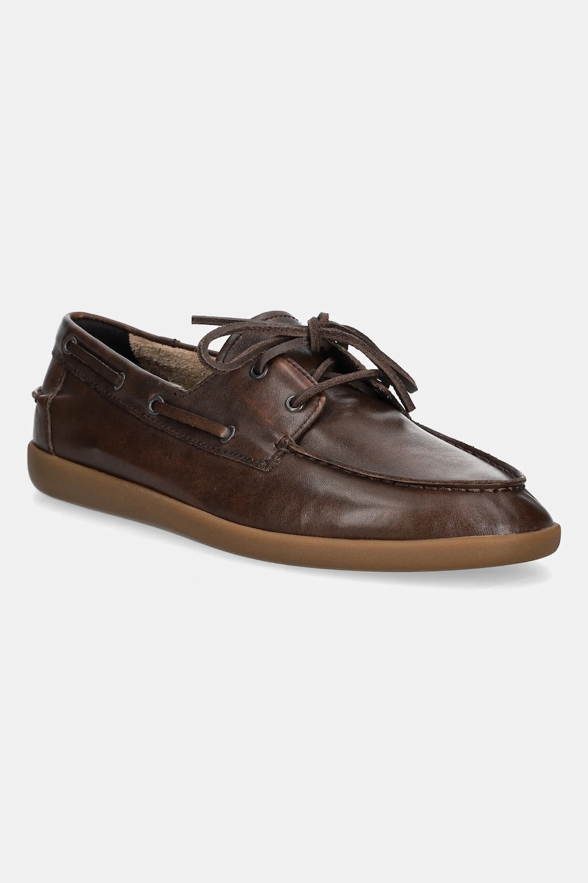 Aldo mocasini de piele PORTWIND culoarea maro, 13963686