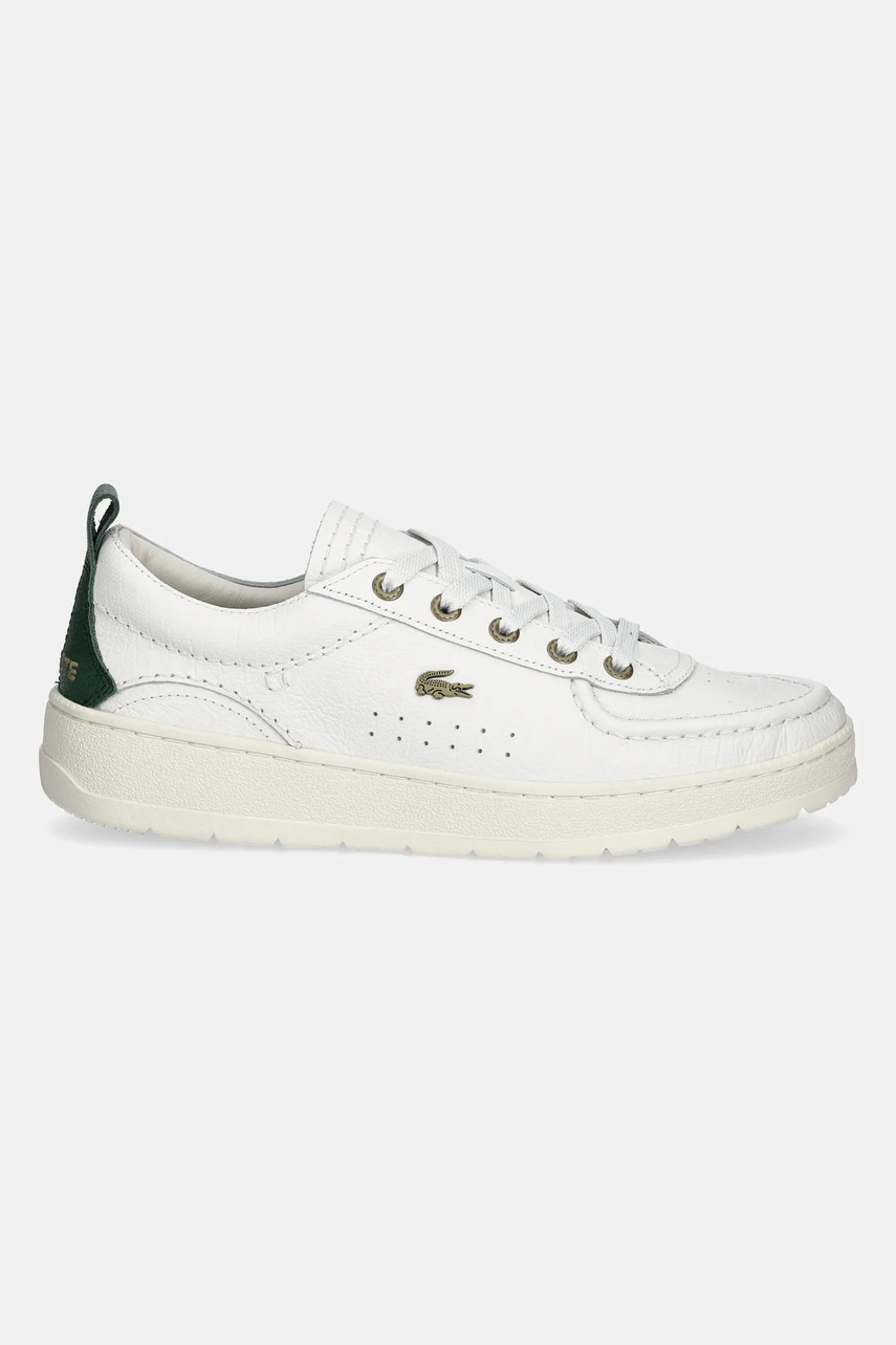 Кожаные кроссовки Lacoste UMPIRE мужские цвет белый 49CMA0002 Кожаные кроссовки Lacoste UMPIRE мужские цвет белый 49CMA0002