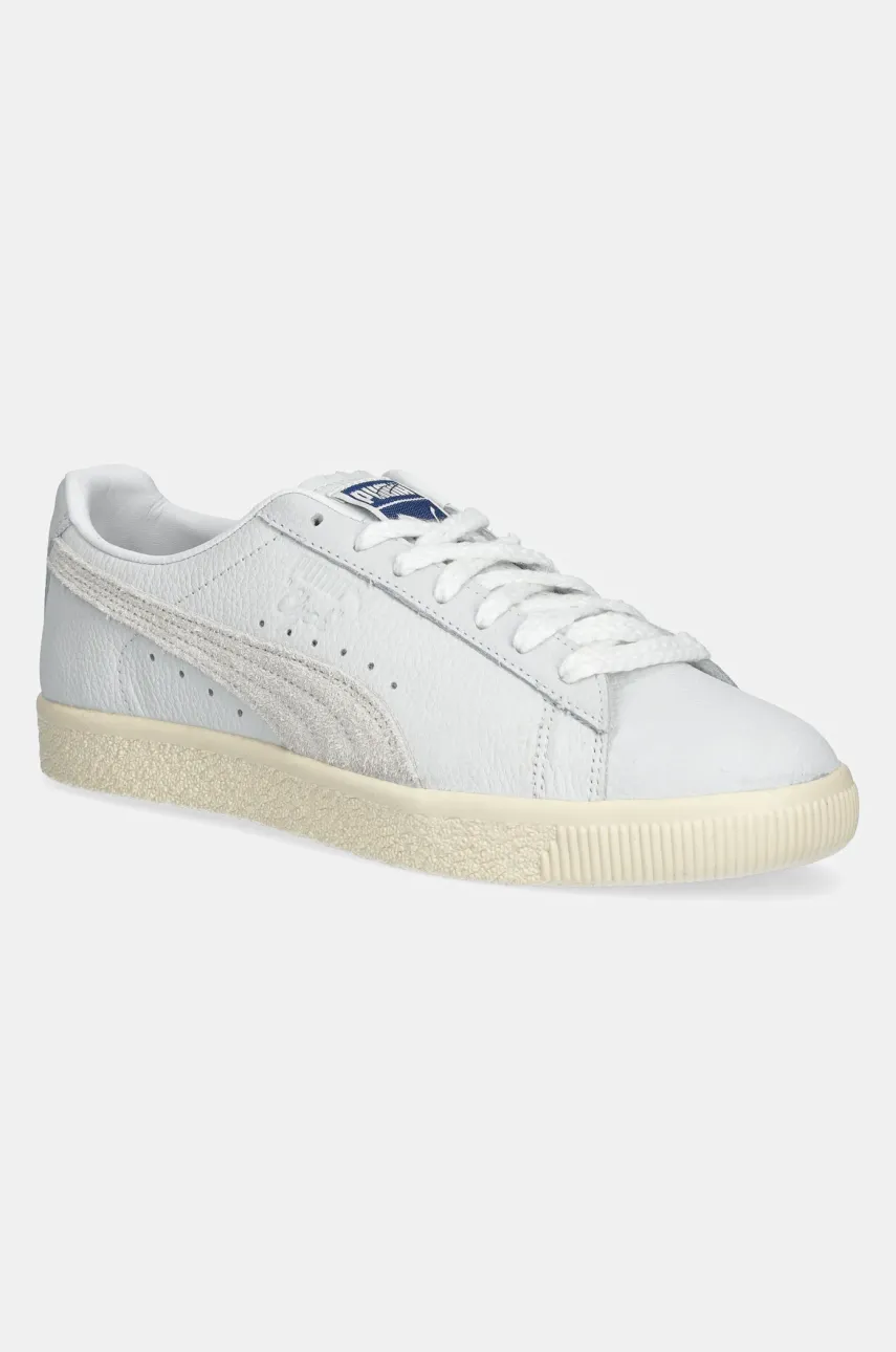 Puma sneakers din piele Clyde Laundry Boys II culoarea gri, 401043