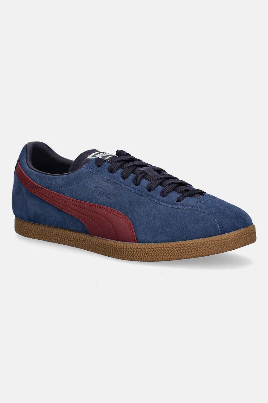Puma sneakers din piele întoarsă Brasil culoarea portocaliu, 401048