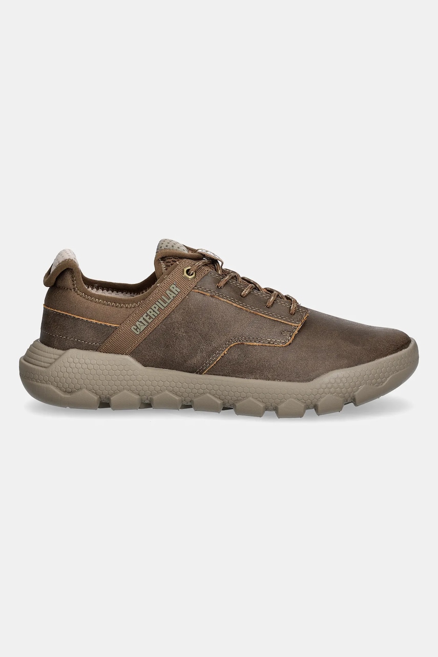 Кожаные кроссовки Caterpillar HEX LITE LEATHER цвет коричневый P726318 Кожаные кроссовки Caterpillar HEX LITE LEATHER цвет коричневый P726318
