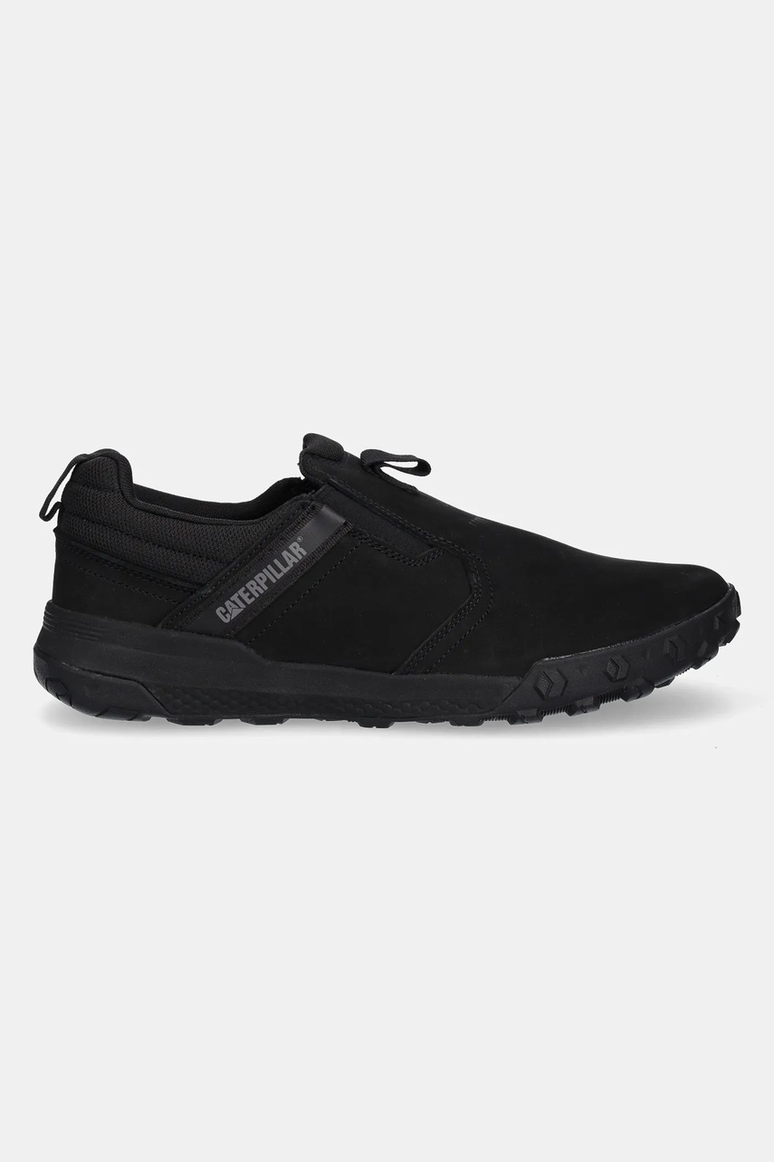Кроссовки из нубука Caterpillar HEX READY SLIP ON мужские цвет чёрный P726106 Кроссовки из нубука Caterpillar HEX READY SLIP ON мужские цвет чёрный P726106