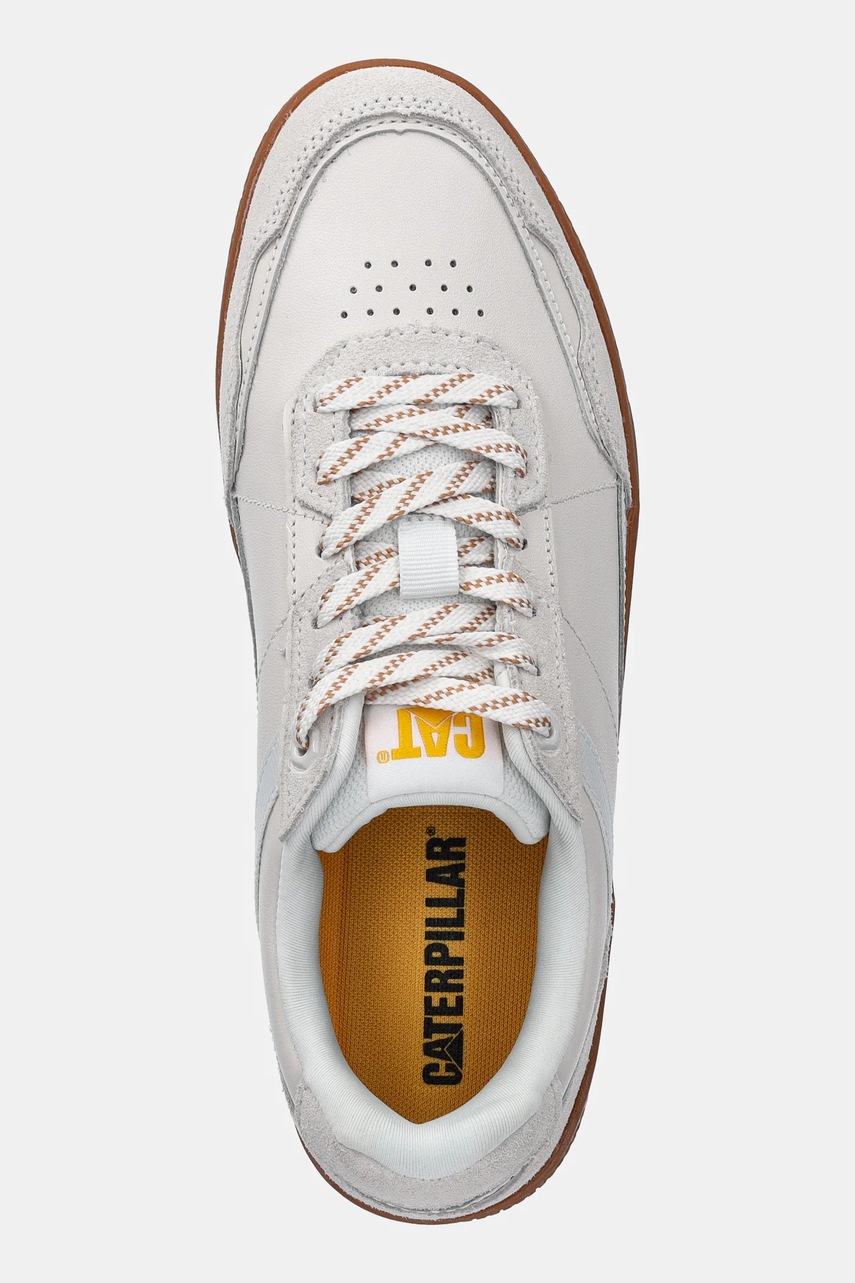 Σουέτ αθλητικά παπούτσια CAT Footwear Pause retro χρώμα: μπεζ, P726323 φωτογραφία