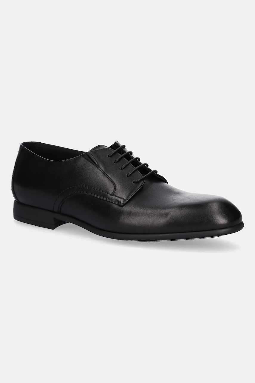 Baldinini pantofi de piele bărbați, culoarea negru, U5E007P1VITE