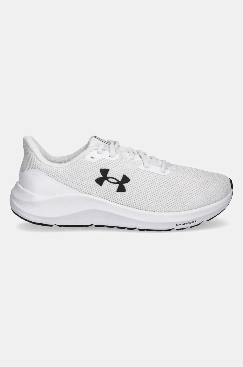 Обувь для бега Under Armour Charged Pursuit 4 мужские цвет белый 3028254 Обувь для бега Under Armour Charged Pursuit 4 мужские цвет белый 3028254