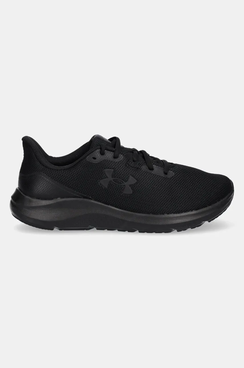 Обувь для бега Under Armour Charged Pursuit 4 мужские цвет чёрный 3028254 Обувь для бега Under Armour Charged Pursuit 4 мужские цвет чёрный 3028254