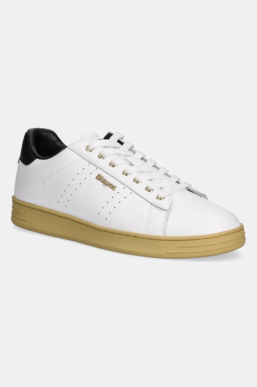 Blauer sneakers din piele GRANT barbati, culoarea alb, S5GRANT01 Blauer sneakers din piele GRANT barbati, culoarea alb, S5GRANT01
