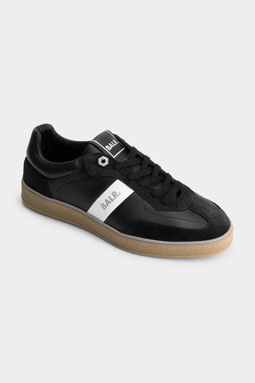 Кожаные кроссовки BALR. London Classic цвет чёрный B1511.1049 Кожаные кроссовки BALR. London Classic цвет чёрный B1511.1049