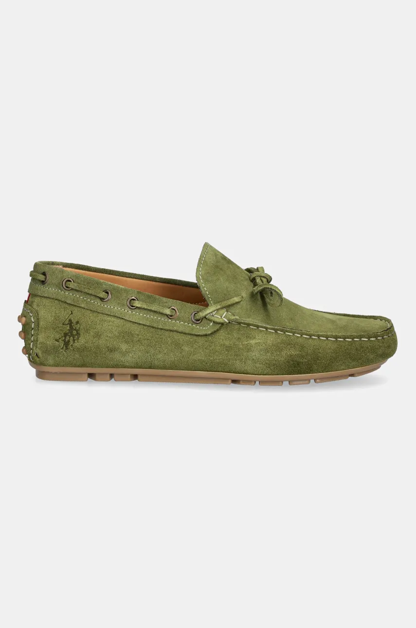 Замшевые мокасины U.S. Polo Assn. PABLO001M/5S1 PABLO мужские цвет зелёный PABLO001M/5S1 Замшевые мокасины U.S. Polo Assn. PABLO001M/5S1 PABLO мужские цвет зелёный PABLO001M/5S1