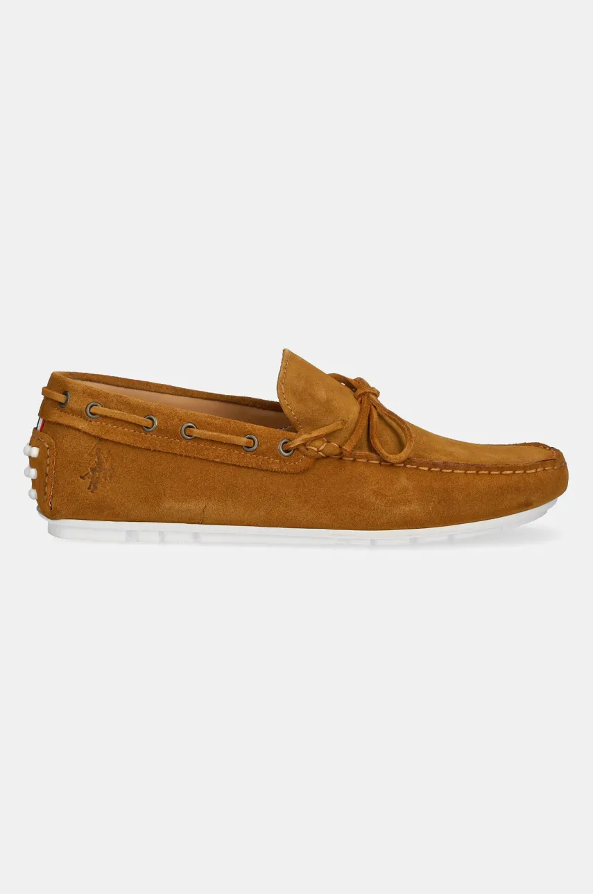Замшевые мокасины U.S. Polo Assn. PABLO001M/5S1 PABLO мужские цвет коричневый PABLO001M/5S1 Замшевые мокасины U.S. Polo Assn. PABLO001M/5S1 PABLO мужские цвет коричневый PABLO001M/5S1