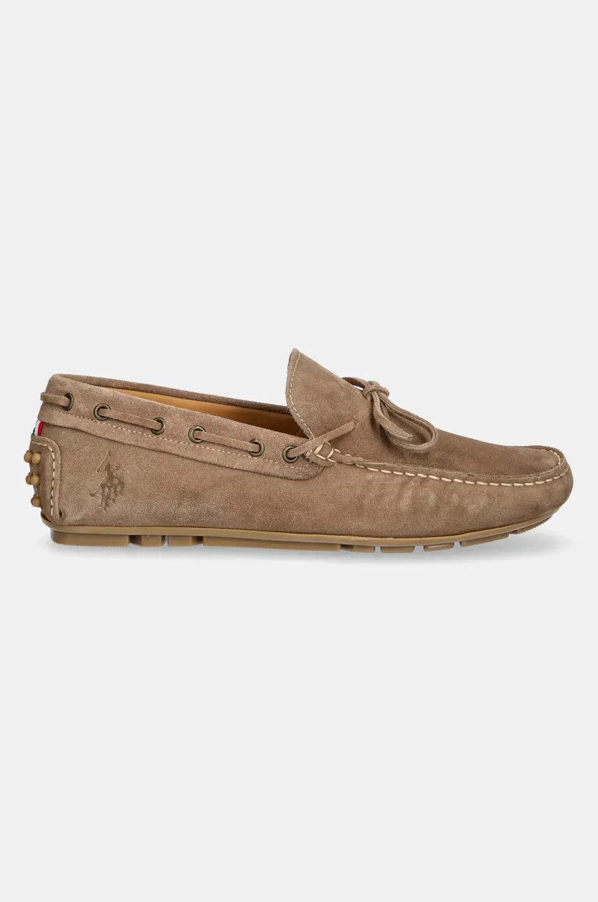 Замшевые мокасины U.S. Polo Assn. PABLO001M/5S1 PABLO мужские цвет коричневый PABLO001M/5S1 Замшевые мокасины U.S. Polo Assn. PABLO001M/5S1 PABLO мужские цвет коричневый PABLO001M/5S1