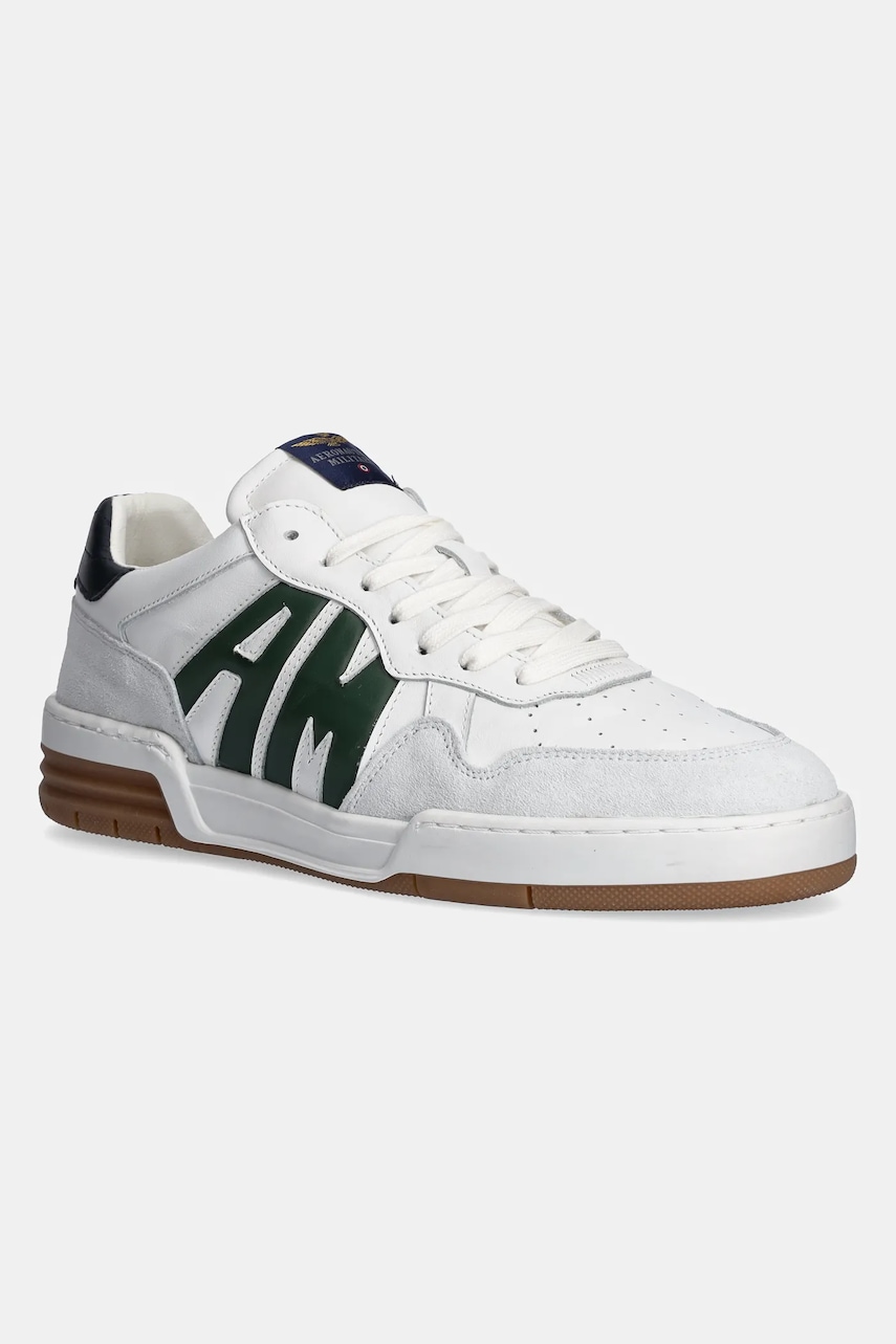 Aeronautica Militare sneakers din piele SC300UXPL212 culoarea alb, SC300UXPL212