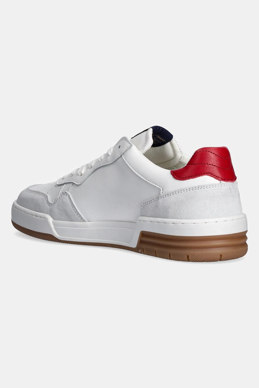 Δερμάτινα αθλητικά παπούτσια Aeronautica Militare SC300UXPL212 χρώμα: άσπρο, SC300UXPL212 φωτογραφία