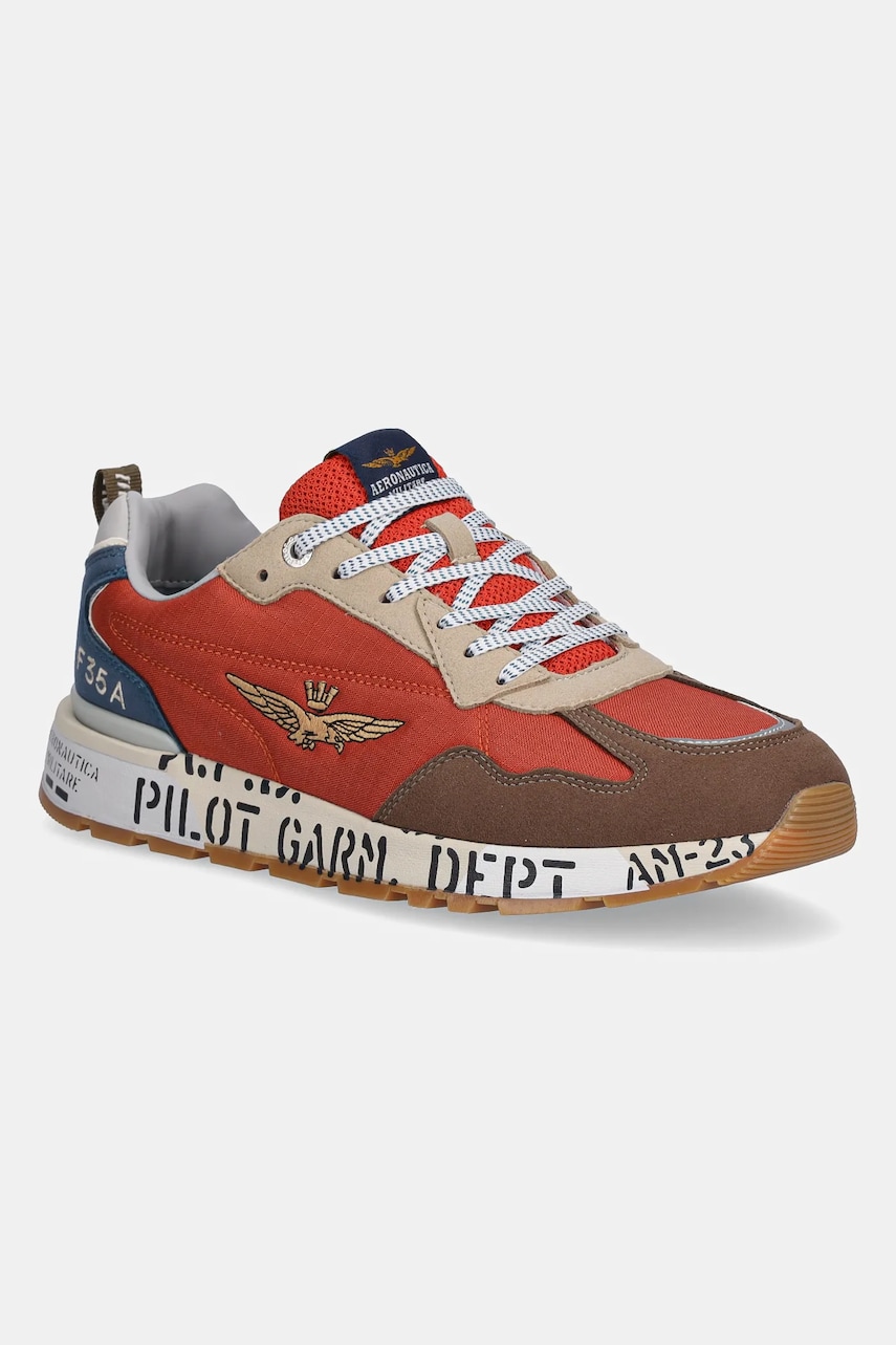 Aeronautica Militare sneakers SC276CT3332 barbati, culoarea portocaliu, SC276CT3332
