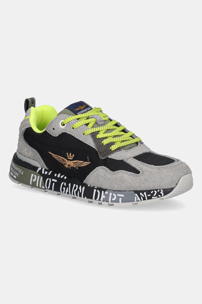Aeronautica Militare sneakers SC276CT3546 barbati, culoarea gri, SC276CT3546 Aeronautica Militare sneakers SC276CT3546 barbati, culoarea gri, SC276CT3546