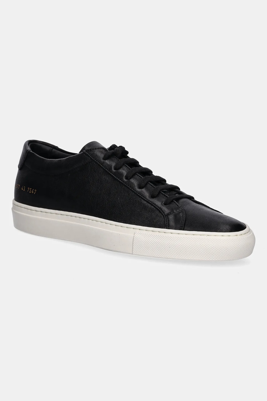 Common Projects sneakers din piele Summer Achilles bărbați, culoarea negru, 2477 Common Projects sneakers din piele Summer Achilles bărbați, culoarea negru, 2477