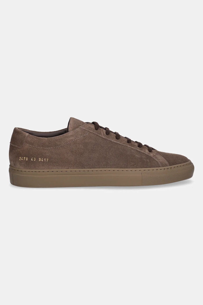 Замшевые кроссовки Common Projects Achilles Tonal Suede мужские цвет коричневый 2478 Замшевые кроссовки Common Projects Achilles Tonal Suede мужские цвет коричневый 2478