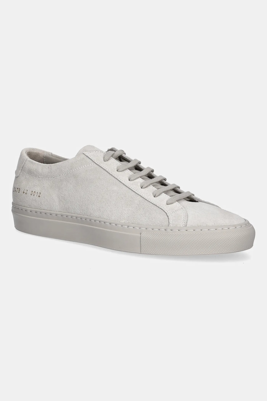 Common Projects sneakers din piele intoarsă Achilles Tonal Suede bărbați, culoarea gri, 2478 Common Projects sneakers din piele intoarsă Achilles Tonal Suede bărbați, culoarea gri, 2478