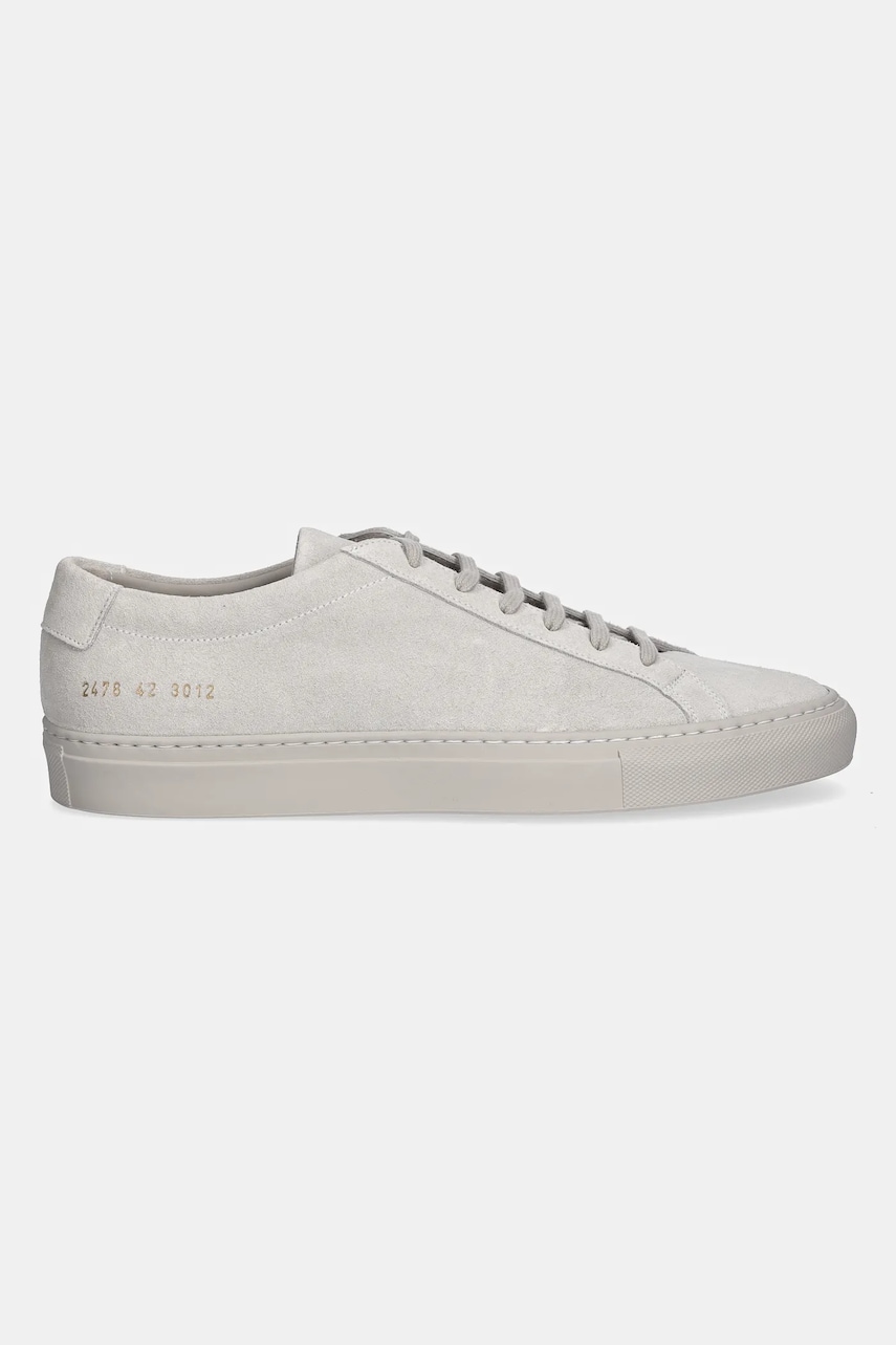 Замшевые кроссовки Common Projects Achilles Tonal Suede мужские цвет серый 2478 Замшевые кроссовки Common Projects Achilles Tonal Suede мужские цвет серый 2478