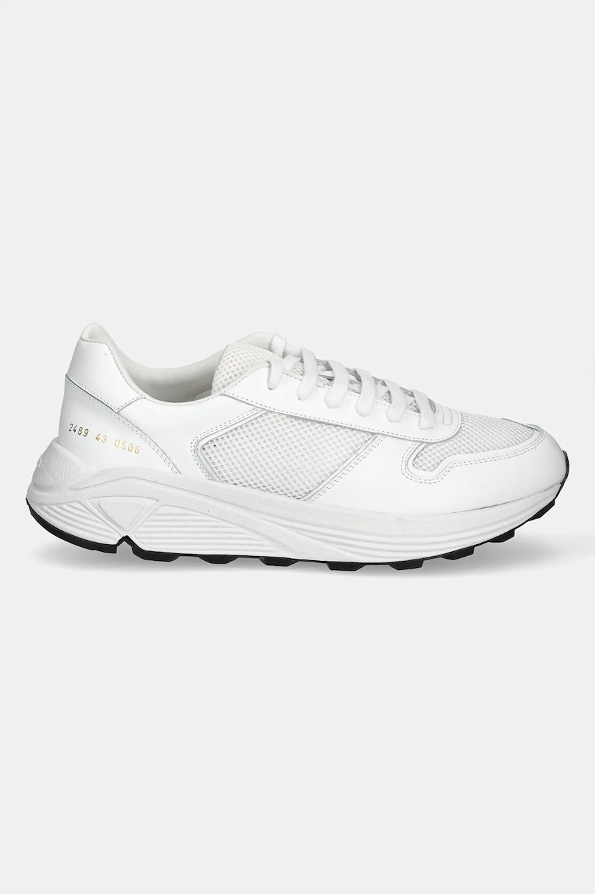 Кроссовки Common Projects Premium Runner In Mesh цвет белый 2489 Кроссовки Common Projects Premium Runner In Mesh цвет белый 2489