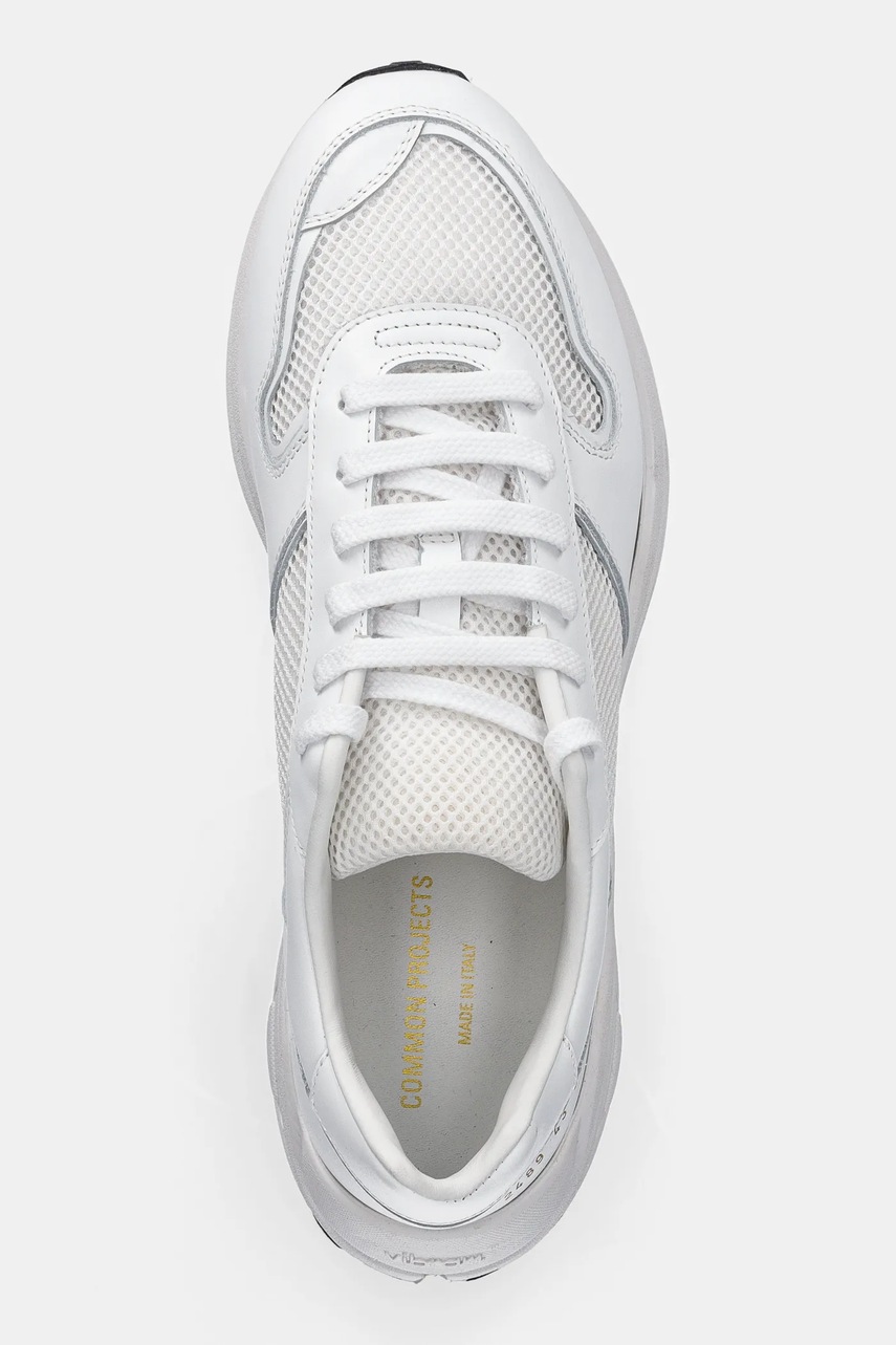 Αθλητικά Common Projects Premium Runner In Mesh χρώμα: άσπρο, 2489 φωτογραφία