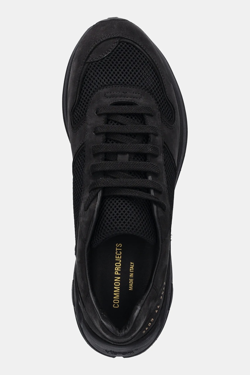 Αθλητικά Common Projects Premium Runner In Mesh χρώμα: μαύρο, 2489 φωτογραφία