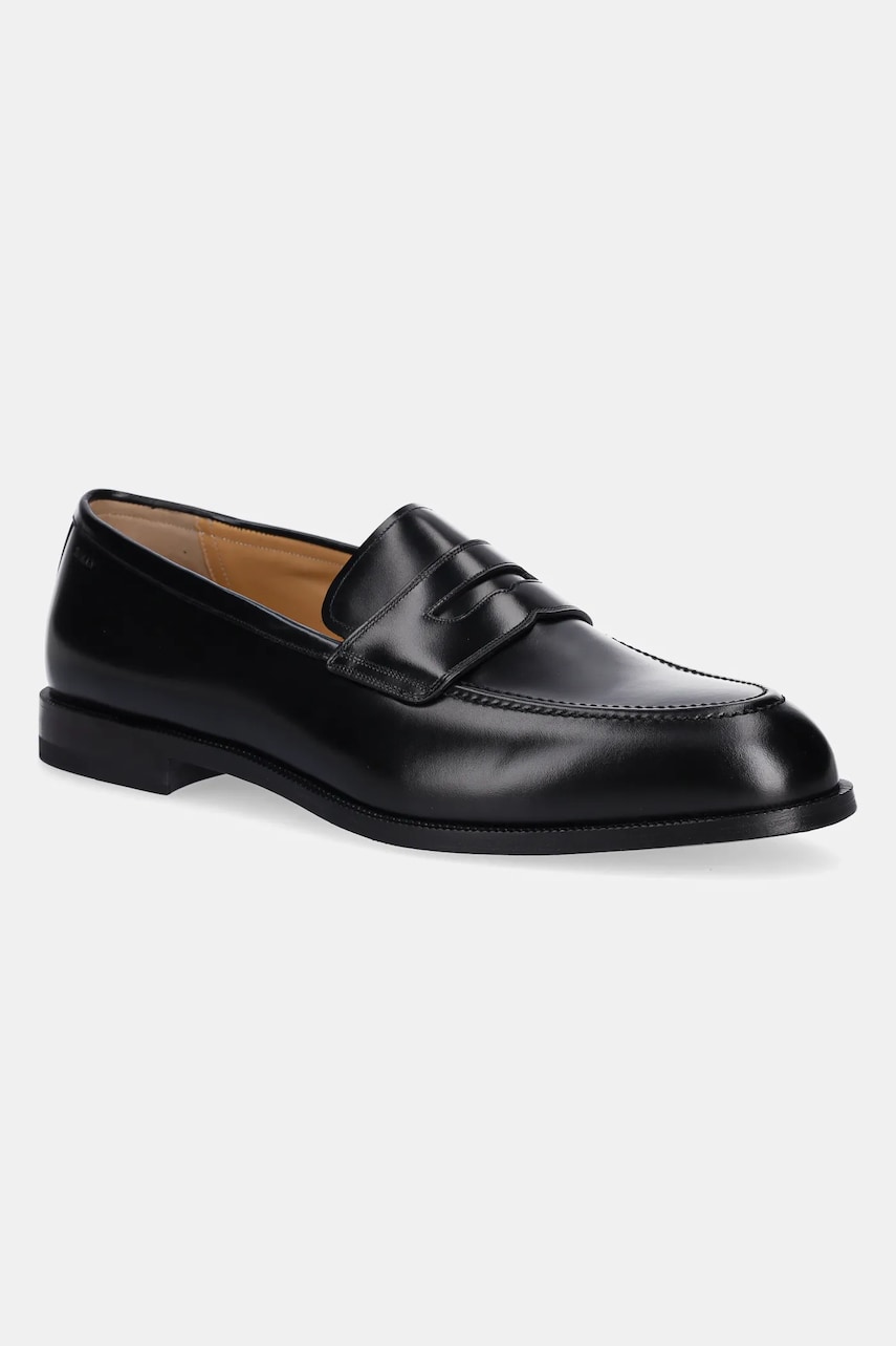 Bally mocasini de piele culoarea negru, MSF0GW Bally mocasini de piele culoarea negru, MSF0GW
