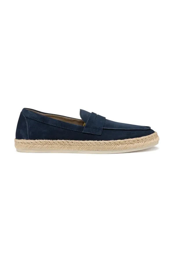 Geox espadrile din piele intoarsa U COSTUNI culoarea albastru marin, U55MRA 00022 C4064 Geox espadrile din piele intoarsa U COSTUNI culoarea albastru marin, U55MRA 00022 C4064