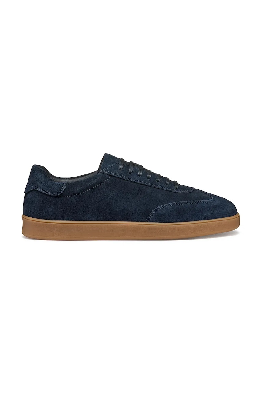 Geox sneakers din piele intoarsă U REGIO barbati, culoarea albastru marin, U45CHC 00022 C4002 Geox sneakers din piele intoarsă U REGIO barbati, culoarea albastru marin, U45CHC 00022 C4002