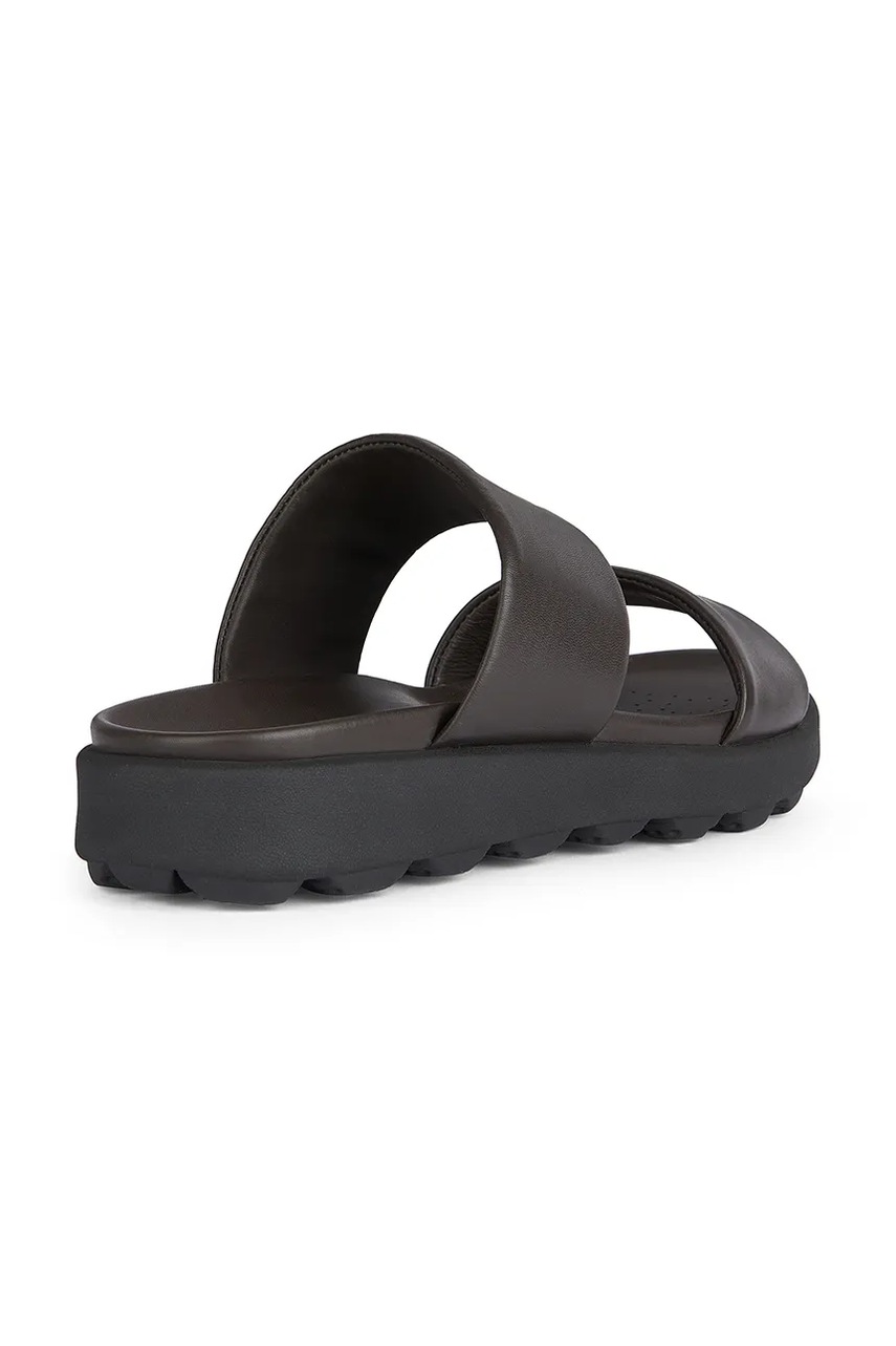 Δερμάτινες παντόφλες Geox U SPHERICA EC6 χρώμα: καφέ, U45GWA 00085 C6006 φωτογραφία