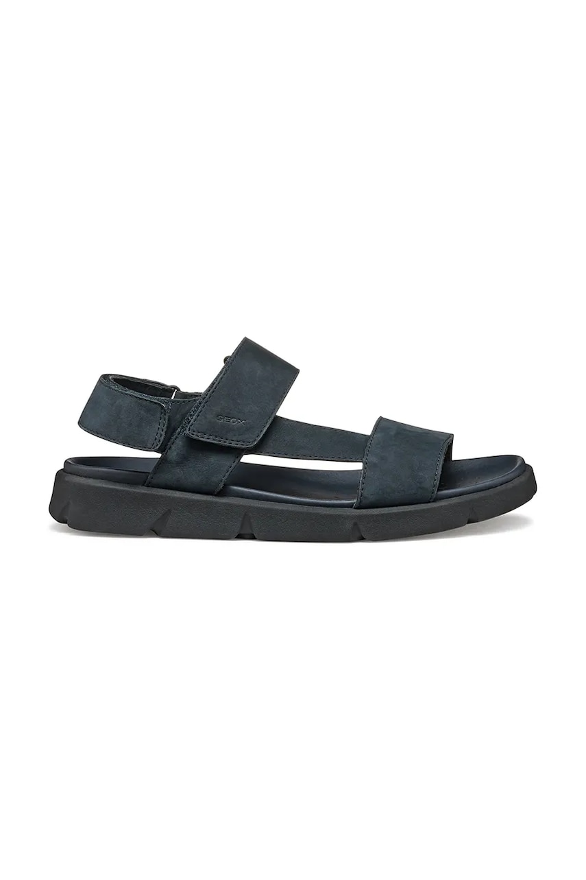Geox sandale din nubuc U XAND 2S bărbați, culoarea bleumarin, U15BGB 00032 C4002 Geox sandale din nubuc U XAND 2S bărbați, culoarea bleumarin, U15BGB 00032 C4002