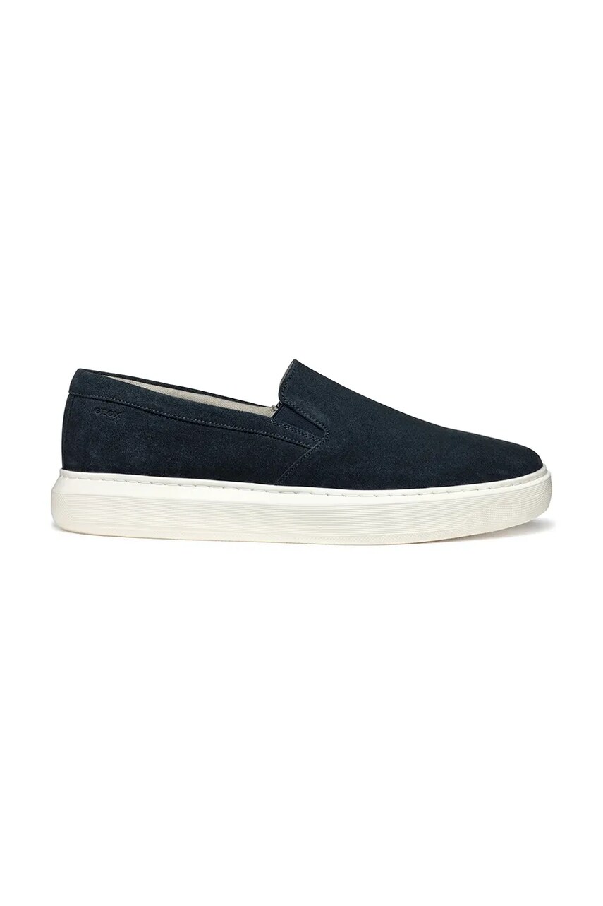 Geox tenisi din piele intoarsa U DEIVEN culoarea albastru marin, U555WB 00022 C4002