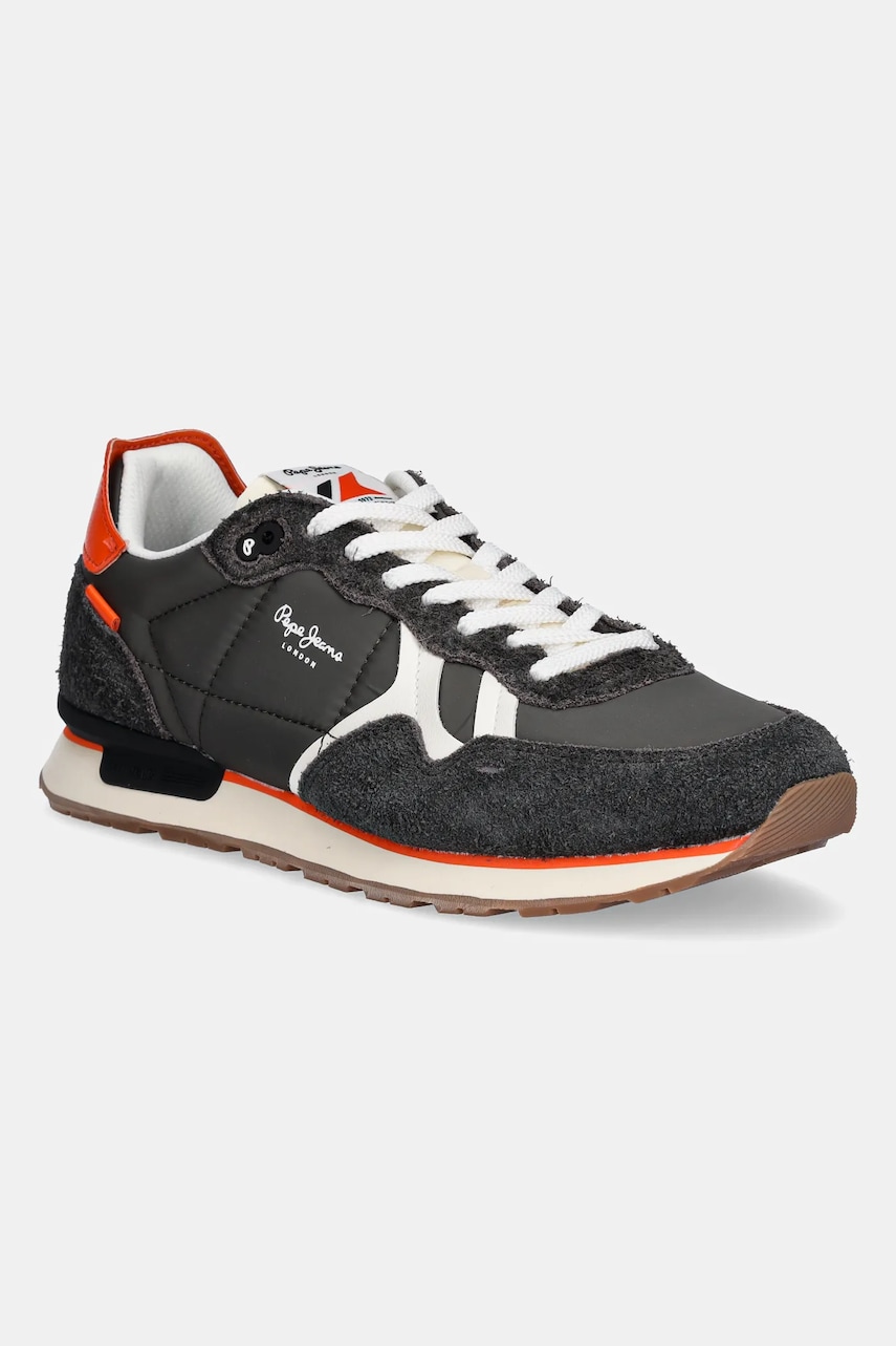 Pepe Jeans sneakers BRIT FLY M barbati, culoarea gri, PMS40033 Pepe Jeans sneakers BRIT FLY M barbati, culoarea gri, PMS40033