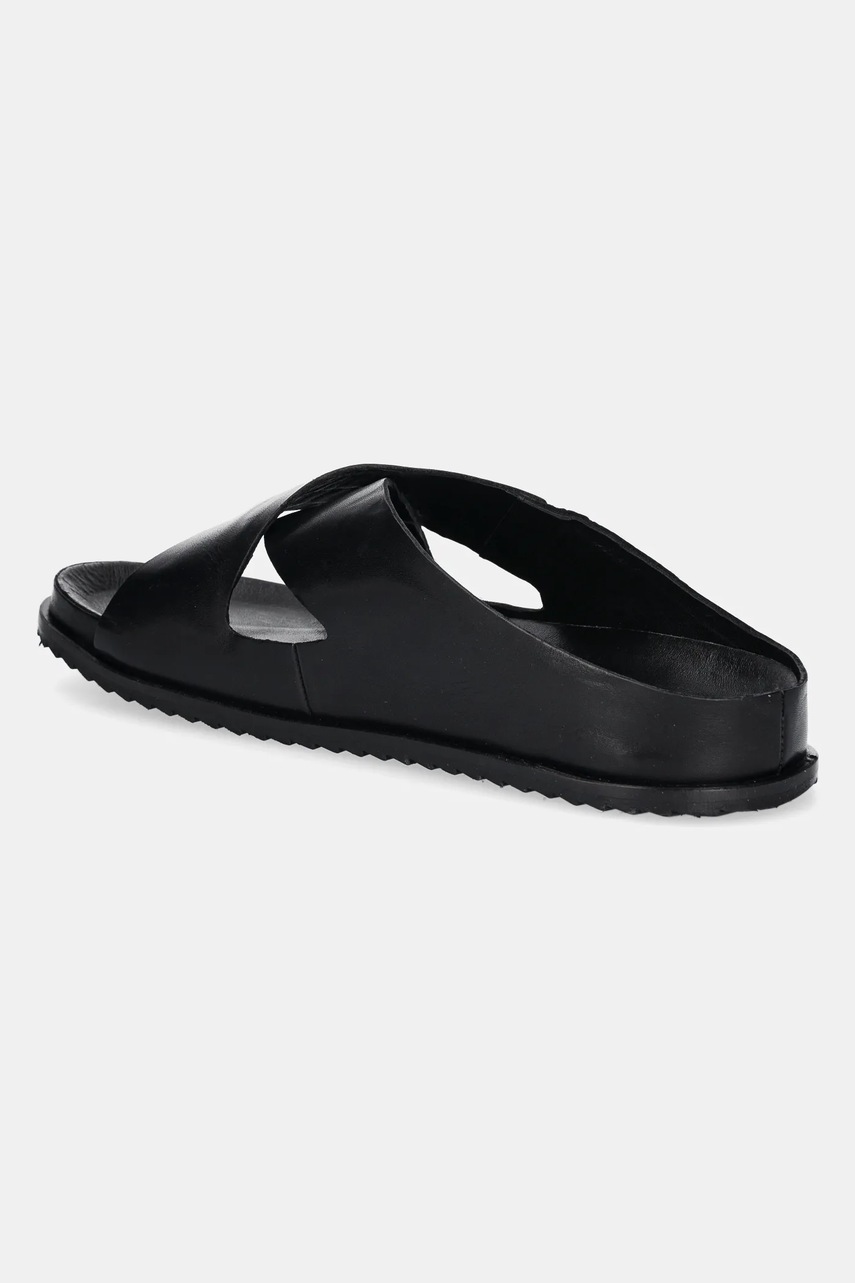 Pepe Jeans bőr papucs CORBY DRESS fekete, férfi, PMS90125 termék 2. képe