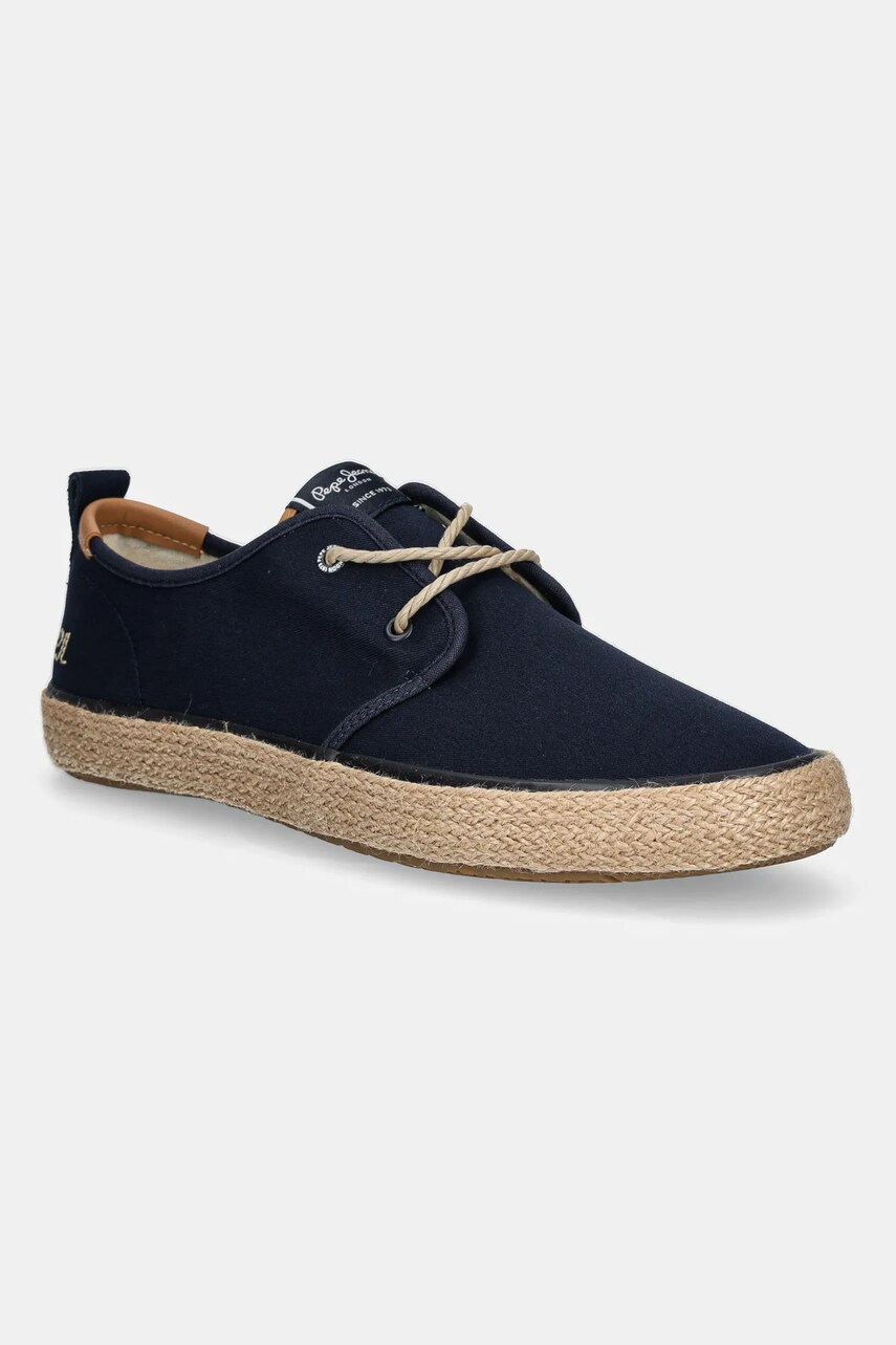 Pepe Jeans espadrile PORT TOURISTS culoarea bleumarin, PMS10332