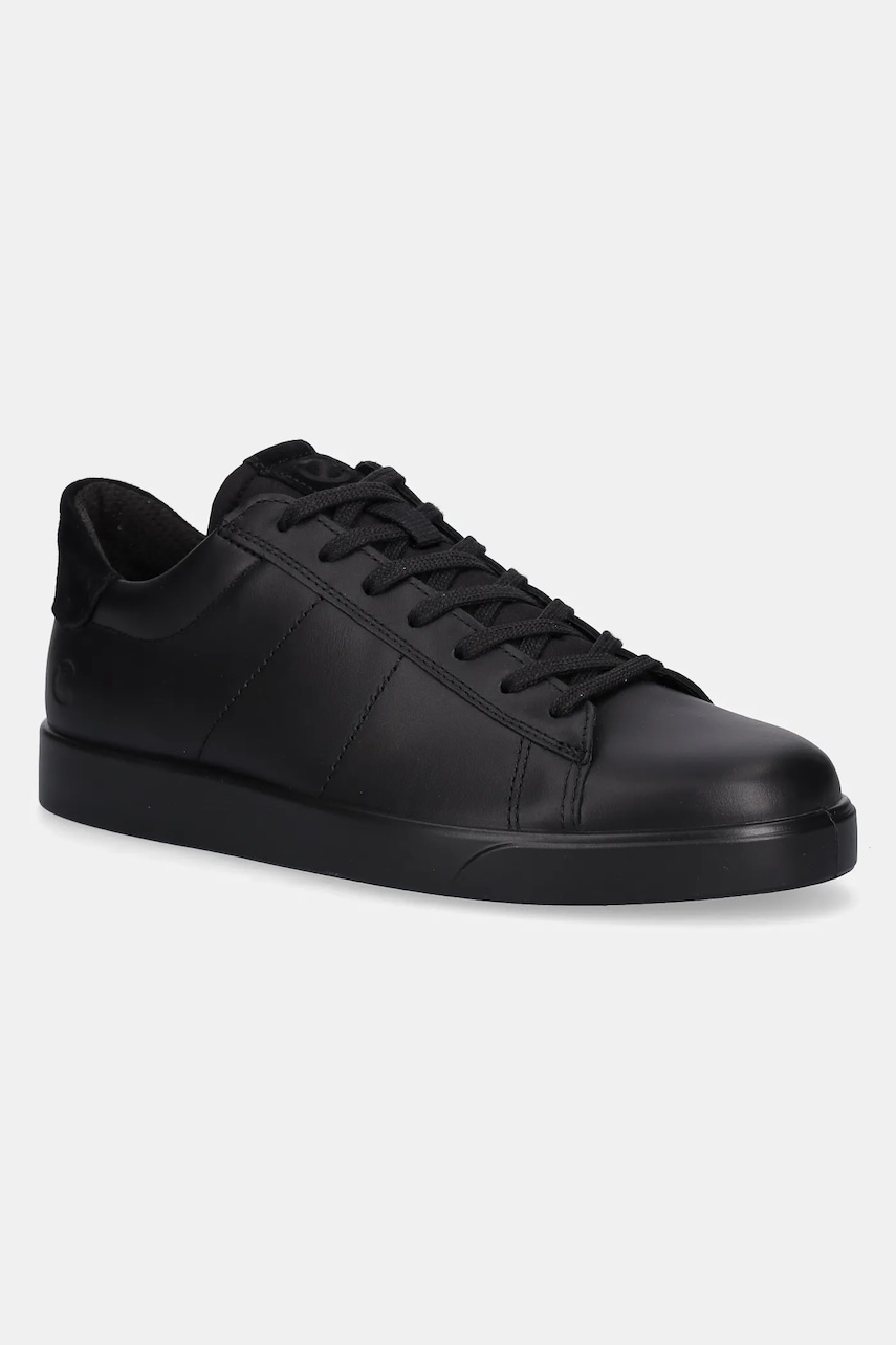 Ecco sneakers din piele Street Lite Sneaker Lea barbati, culoarea negru, 521304-51052 Ecco sneakers din piele Street Lite Sneaker Lea barbati, culoarea negru, 521304-51052