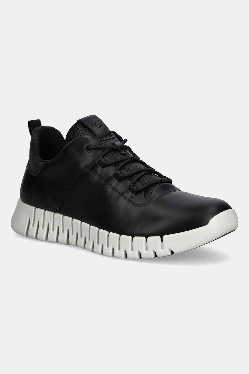 Ecco sneakers din piele Gruuv Sneaker Lea barbati, culoarea negru, 525204-51052 Ecco sneakers din piele Gruuv Sneaker Lea barbati, culoarea negru, 525204-51052