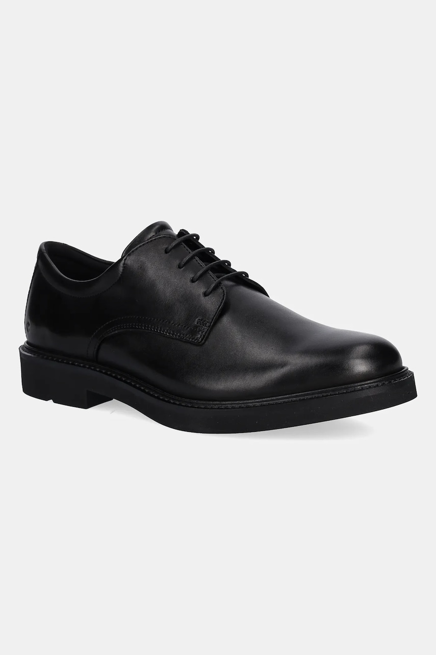 Ecco pantofi de piele Metro London Derby barbati, culoarea negru, 525604-01001 Ecco pantofi de piele Metro London Derby barbati, culoarea negru, 525604-01001