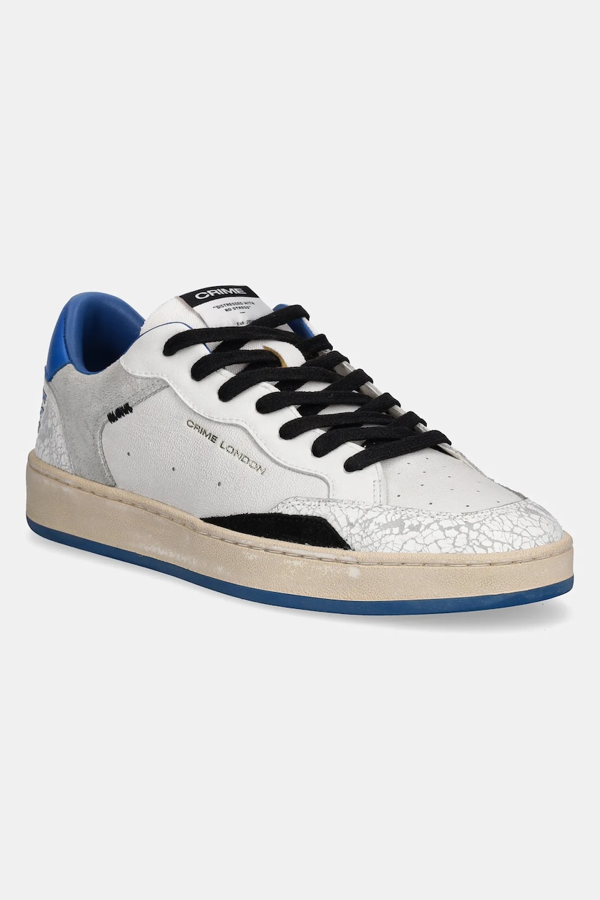 Crime London sneakers din piele CHELSEA bărbați, culoarea gri, 14204PP7